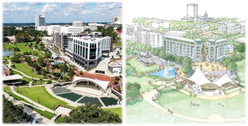 capital cascades park vision to reality collage