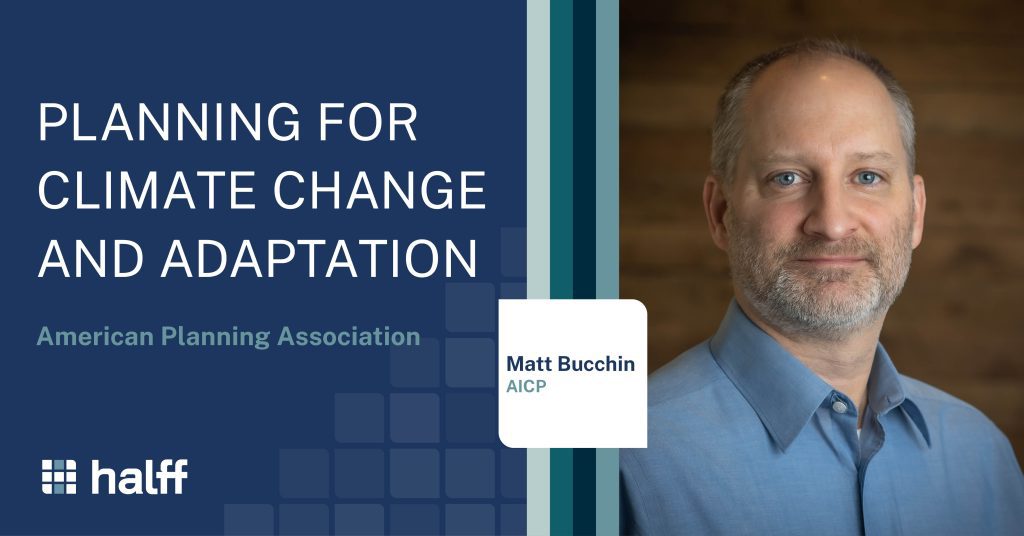 Headshot of Matt Bucchin with title of APA report