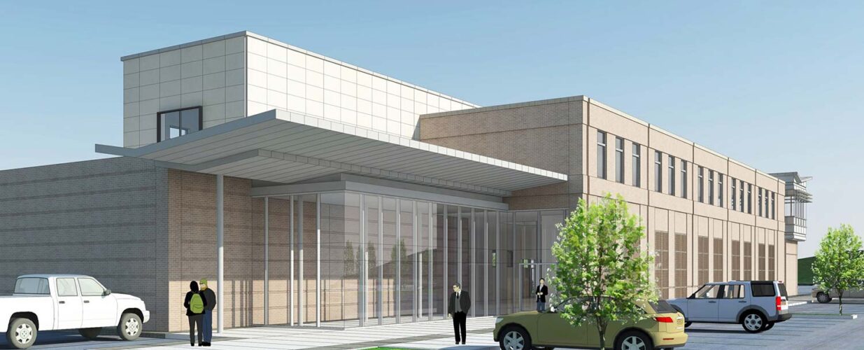 digital rendering DWU Flood Control Operations Center