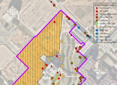 water valves map of UTSMC