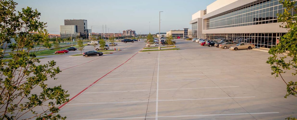 parking lot at Project Pedregal