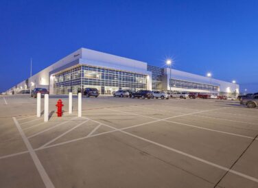 parking lot and building view Project Pedregal