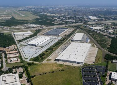 aerial view of DFW Park 161 project