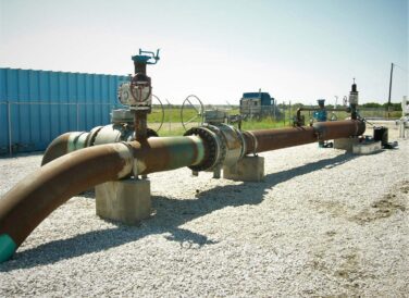Gas pipeline design services exterior pump unit