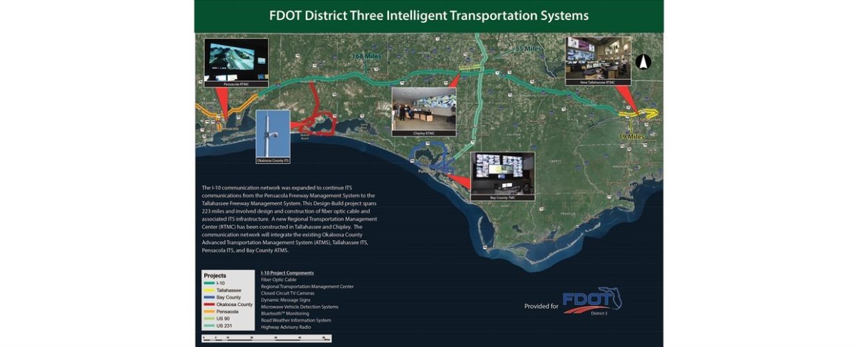 FDOT District 3 ITS map and images