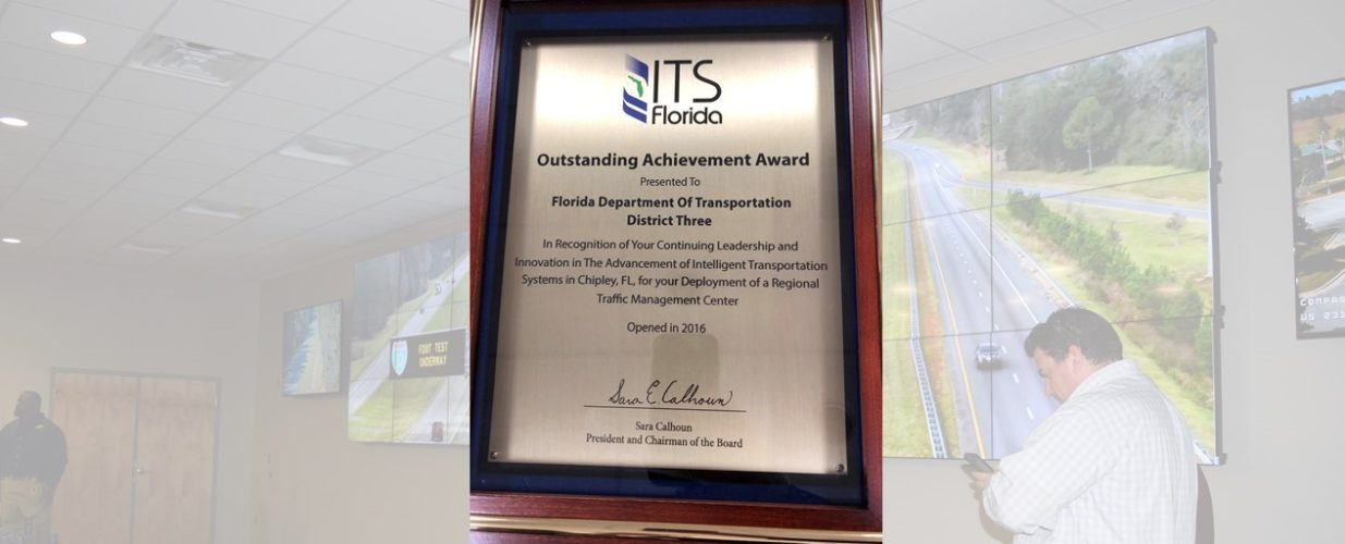 Outstanding Achievement Award ITS Florida for District 3 project