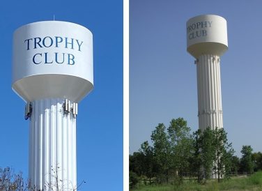 Trophy Club water tower
