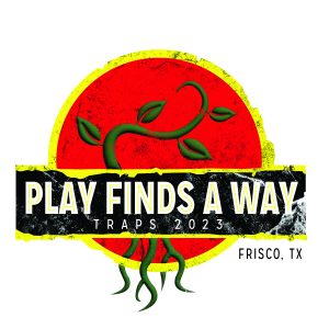 Play Finds a Way 2023 logo for Texas Recreation and Parks Society