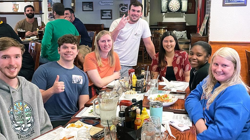 Halff Jacksonville professionals at trivia night