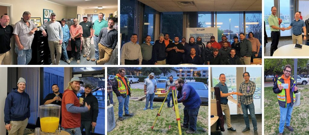 Halff Surveyors celebrating National Surveyors Week in March 2023