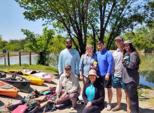 Richardson Kayak Trash Cleanup HCI