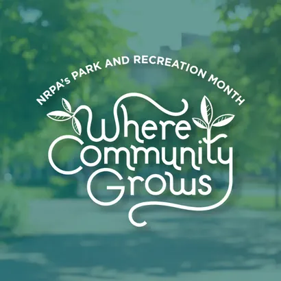 Where Community Grows NRPA Annual Conference 2023 graphic
