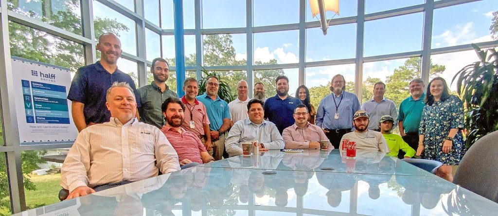 Halff Leadership Team visiting Arkansas office