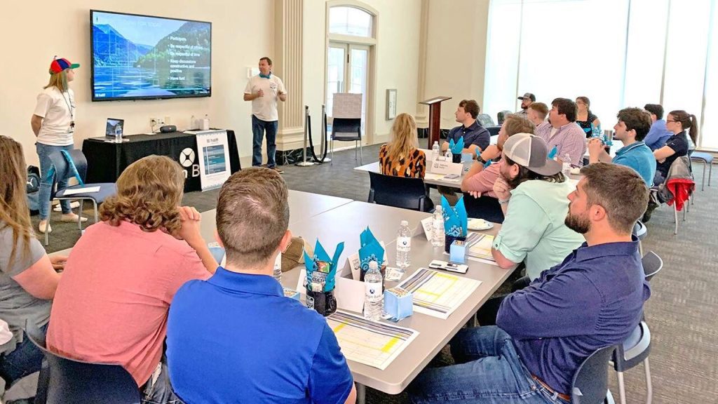 Shreveport employees sitting through a Halff Culture Camp session in summer 2023