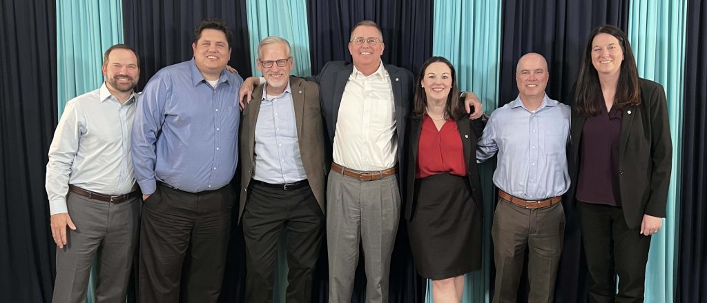 Halff leadership team at the end of year State of the Company in December 2023