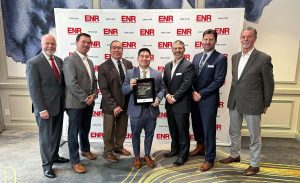 Halff leaders at the ENR Texas and Louisiana Design Firm of Year Award ceremony