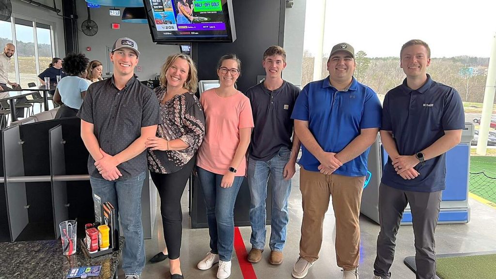 Halff's Little Rock team outing at Top Golf