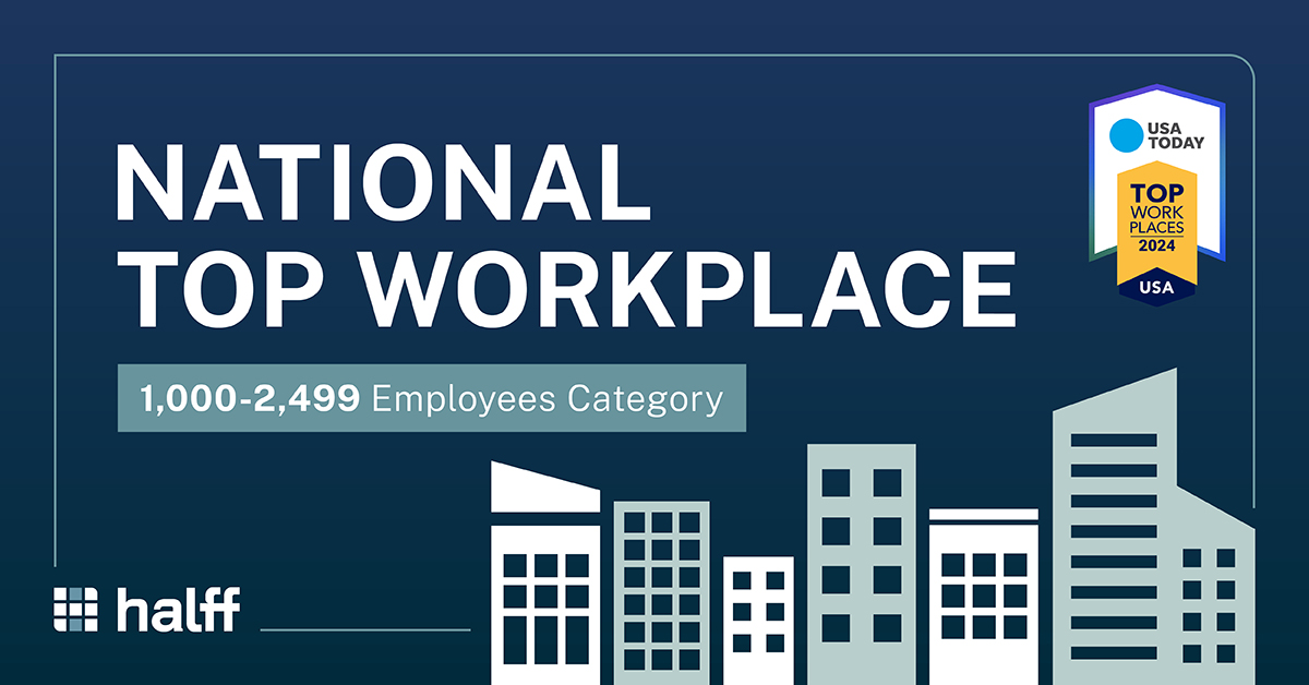 Halff Named Top Workplace USA for Third Year Running Halff