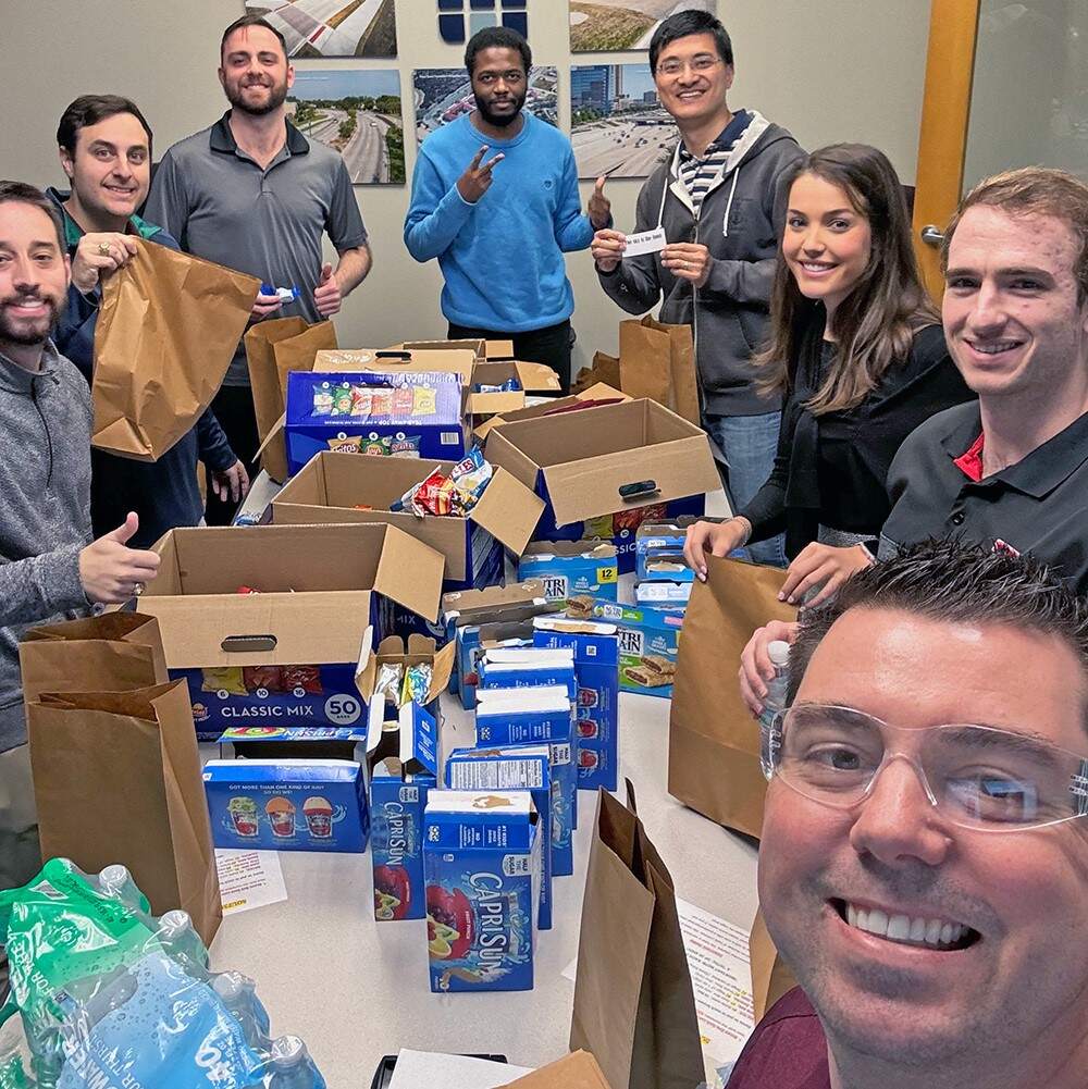 Frisco soupmobile packing event